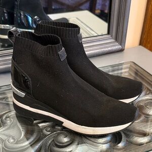 MICHAEL Michael Kors Black Knit Slip-On Shoes